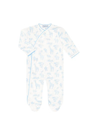 Blue Safari Crossover Footie