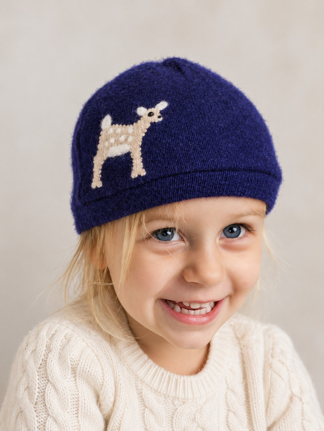 Fawn Cashmere Hat - Toddler