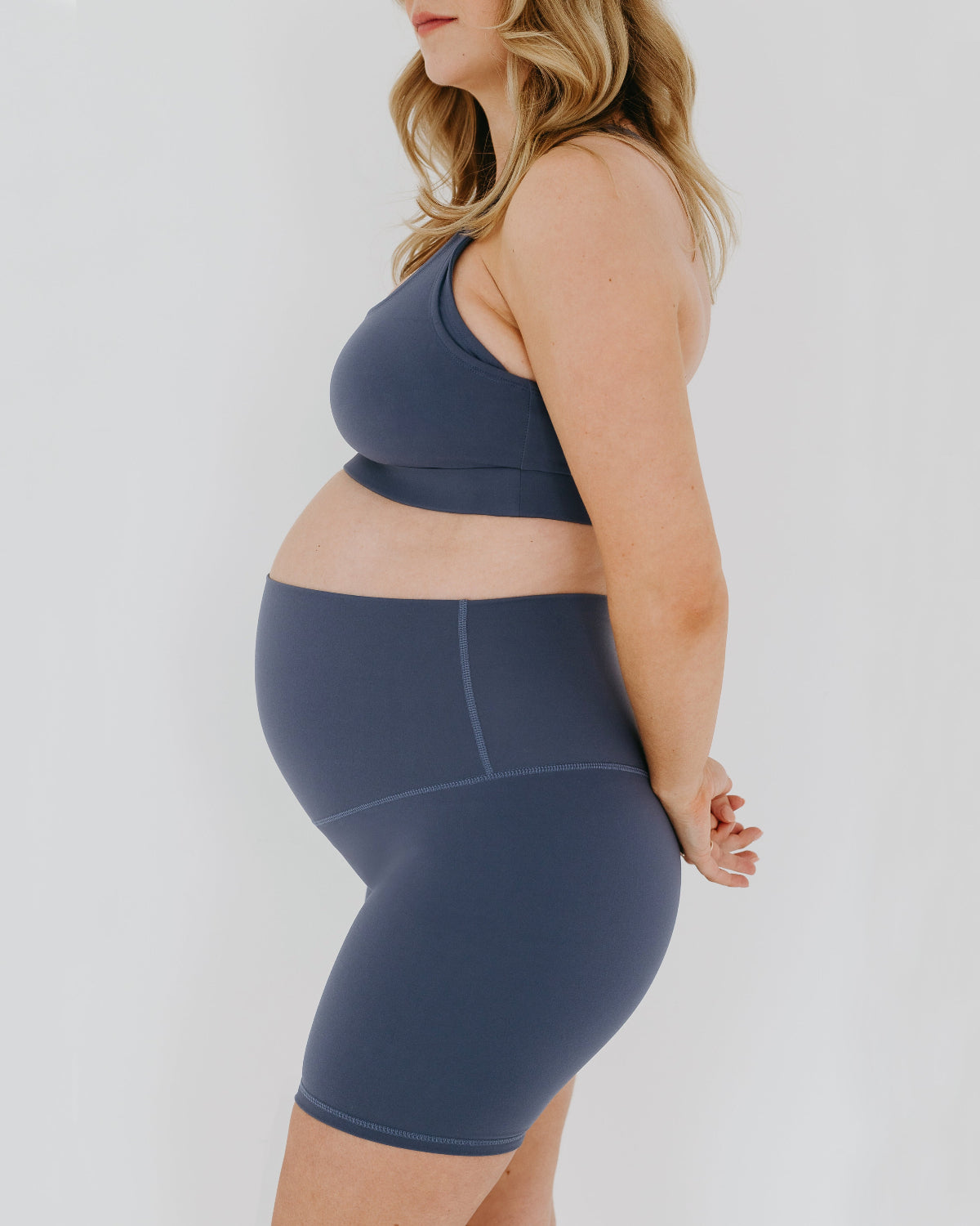 Axk Core Maternity Bike Short - Blue