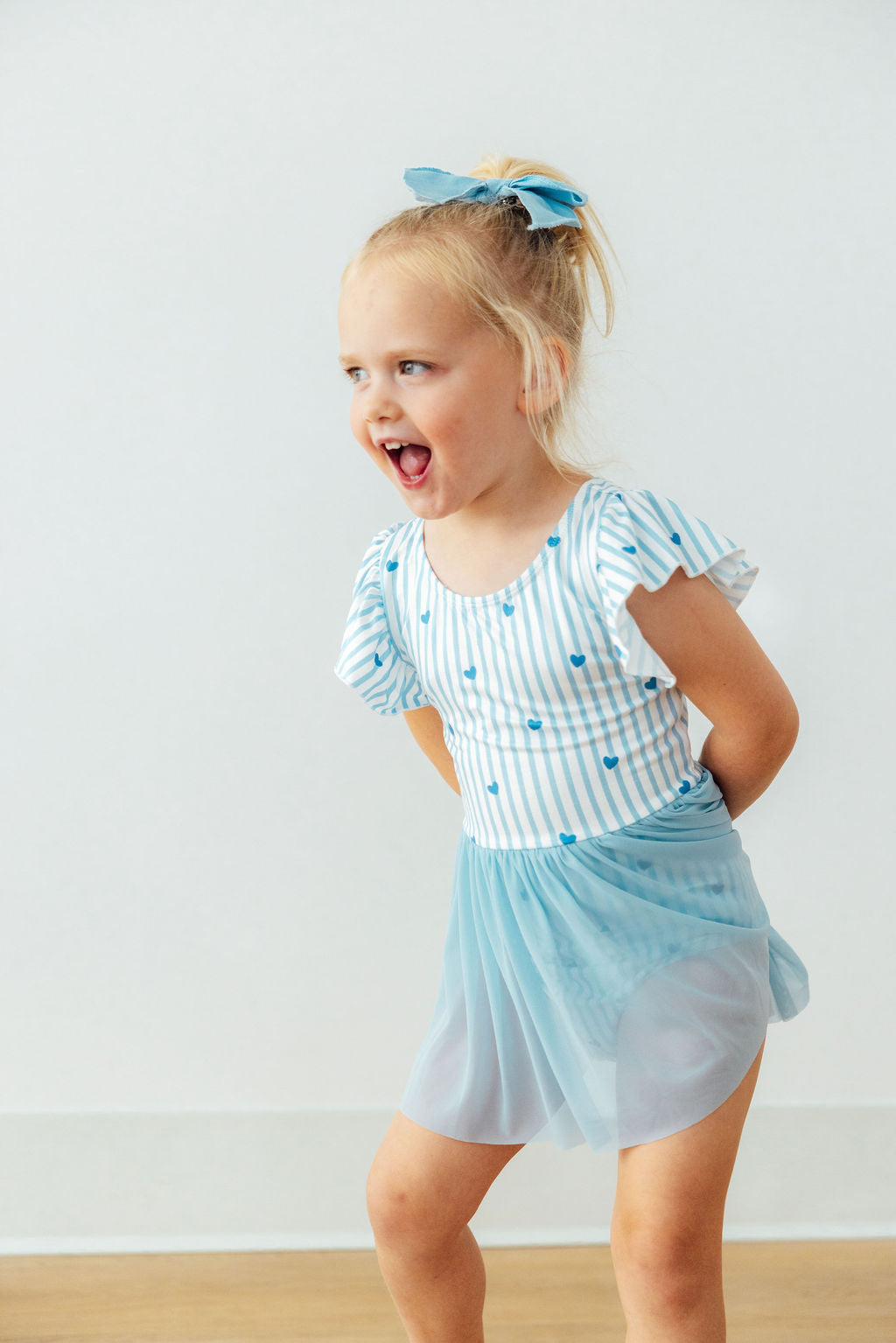 Blueberry Kisses S/s Twirl Leotard