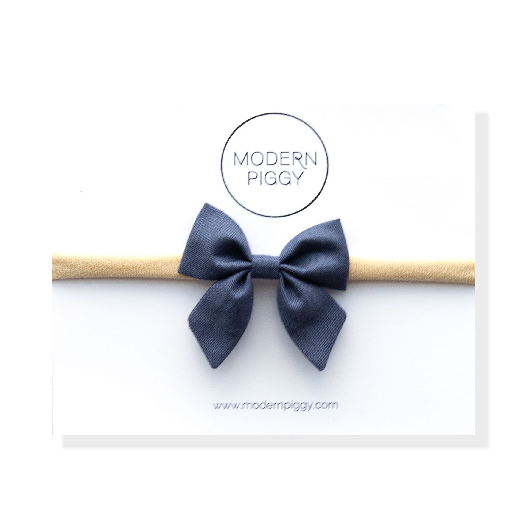 Blueberry | Mini Piggy Bow