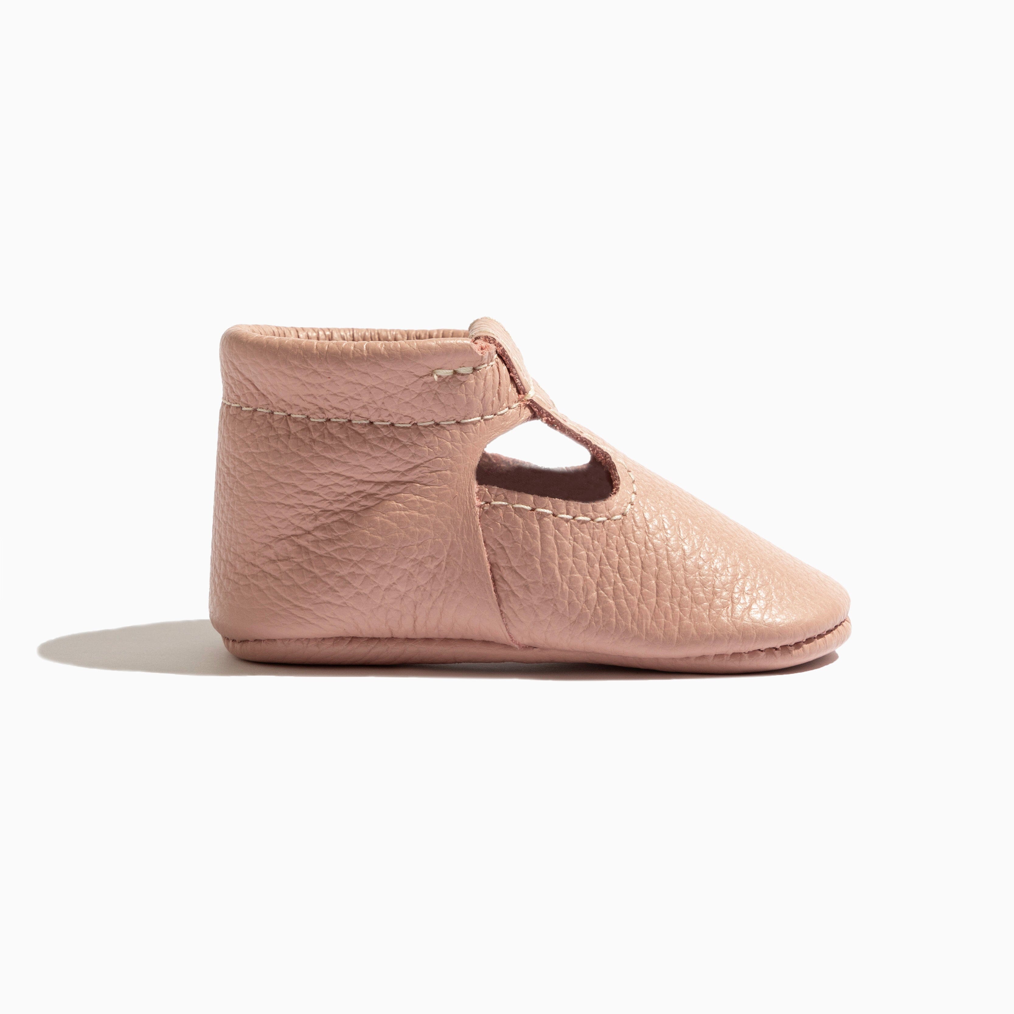 Blush T-bar Baby Shoe