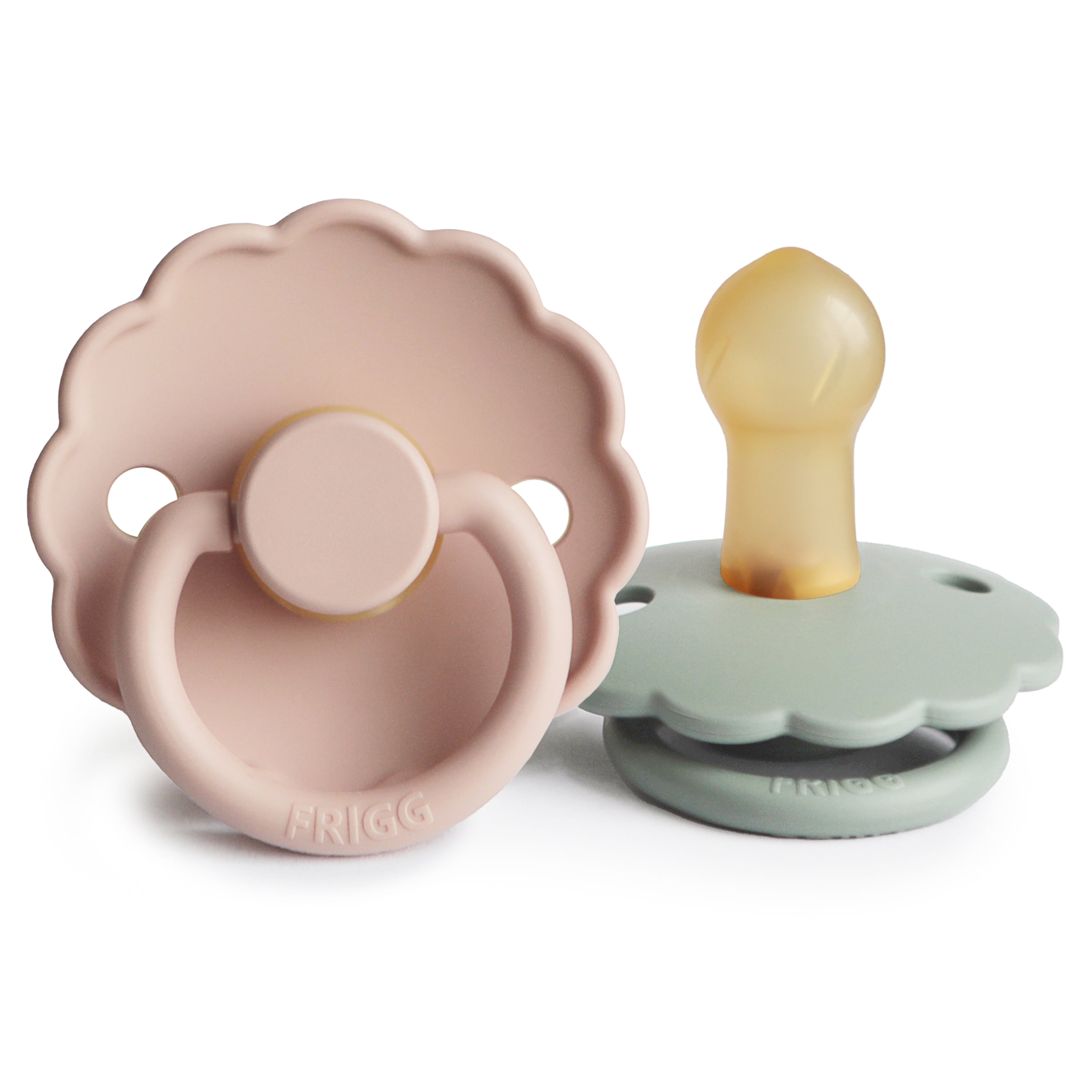 Frigg Daisy Natural Rubber Pacifier 2-pack