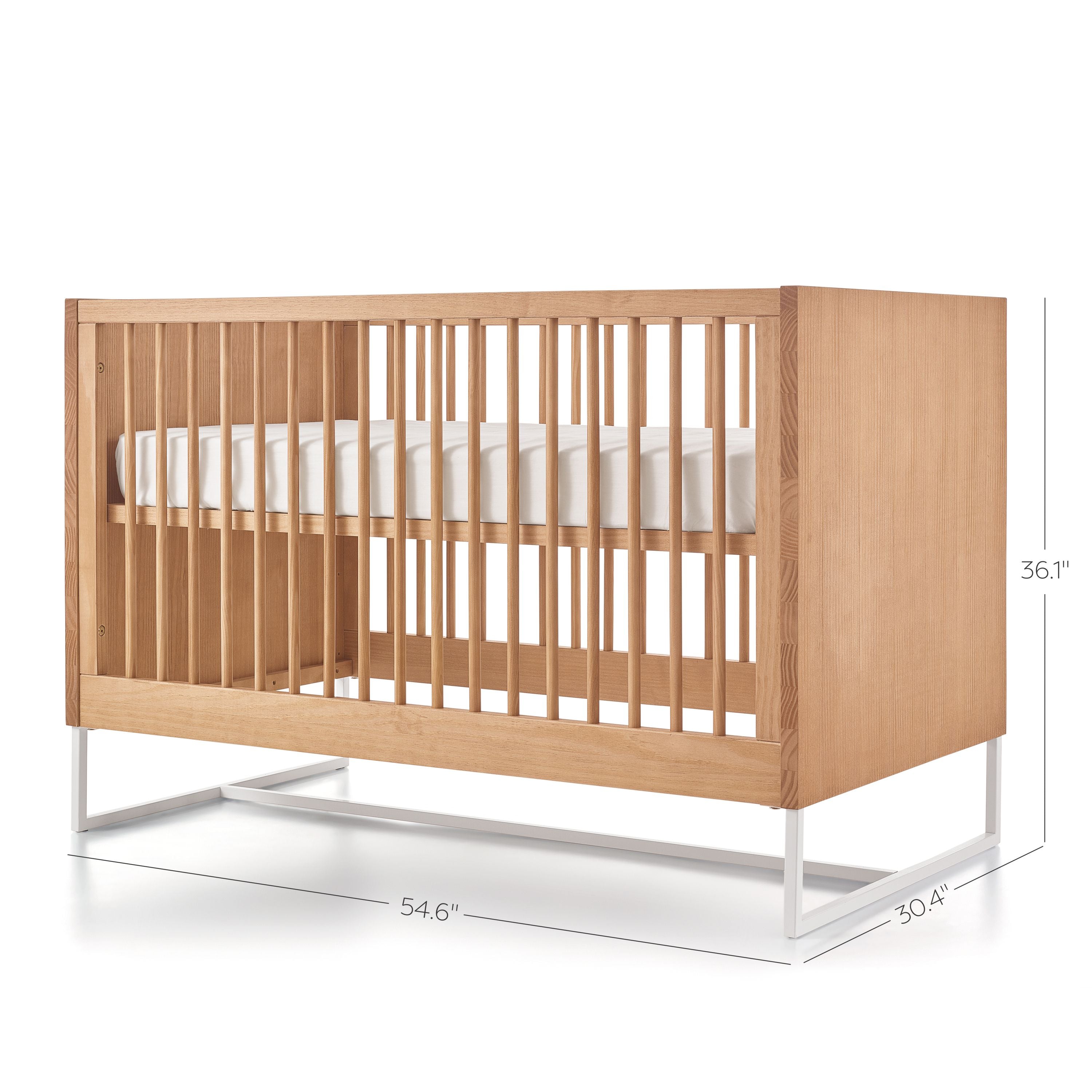 Boho Noah Convertible Crib In Hazelnut -