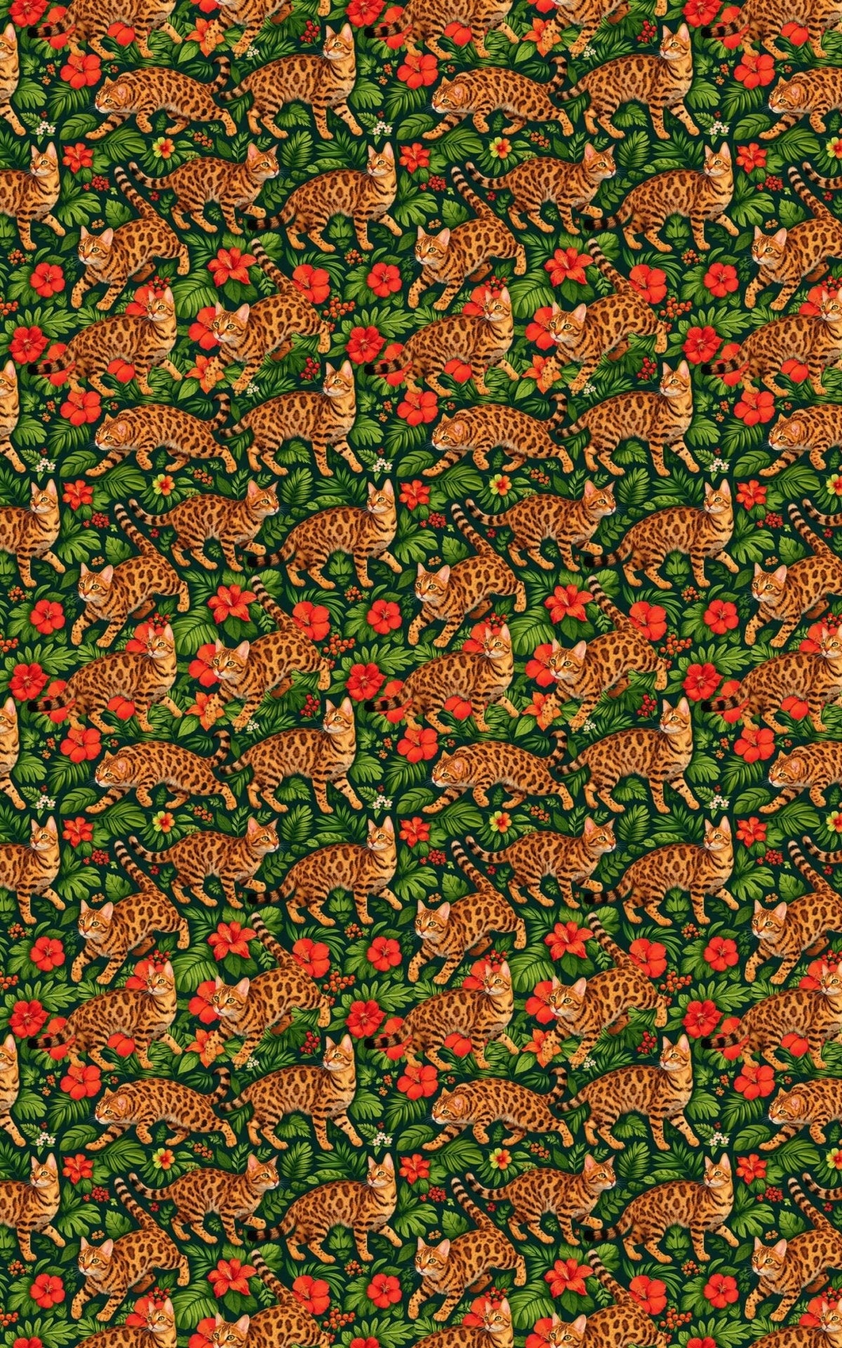 Bold Bengal Spots Wrapping Paper