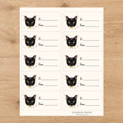 Bombay Purrfectly Yours Gift Tag Sticker Sheet