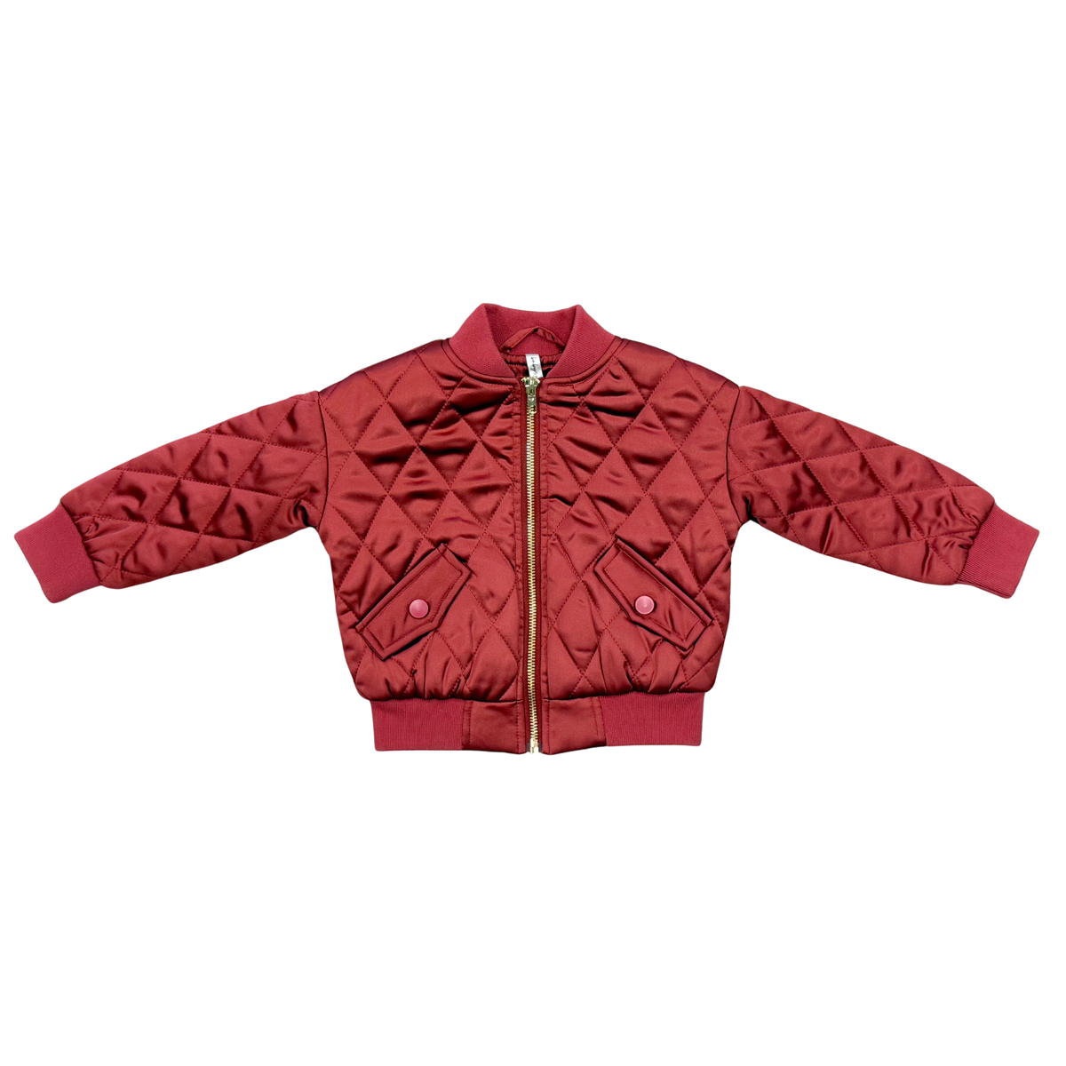 Girls Bomber Jacket In Dusty Cedar
