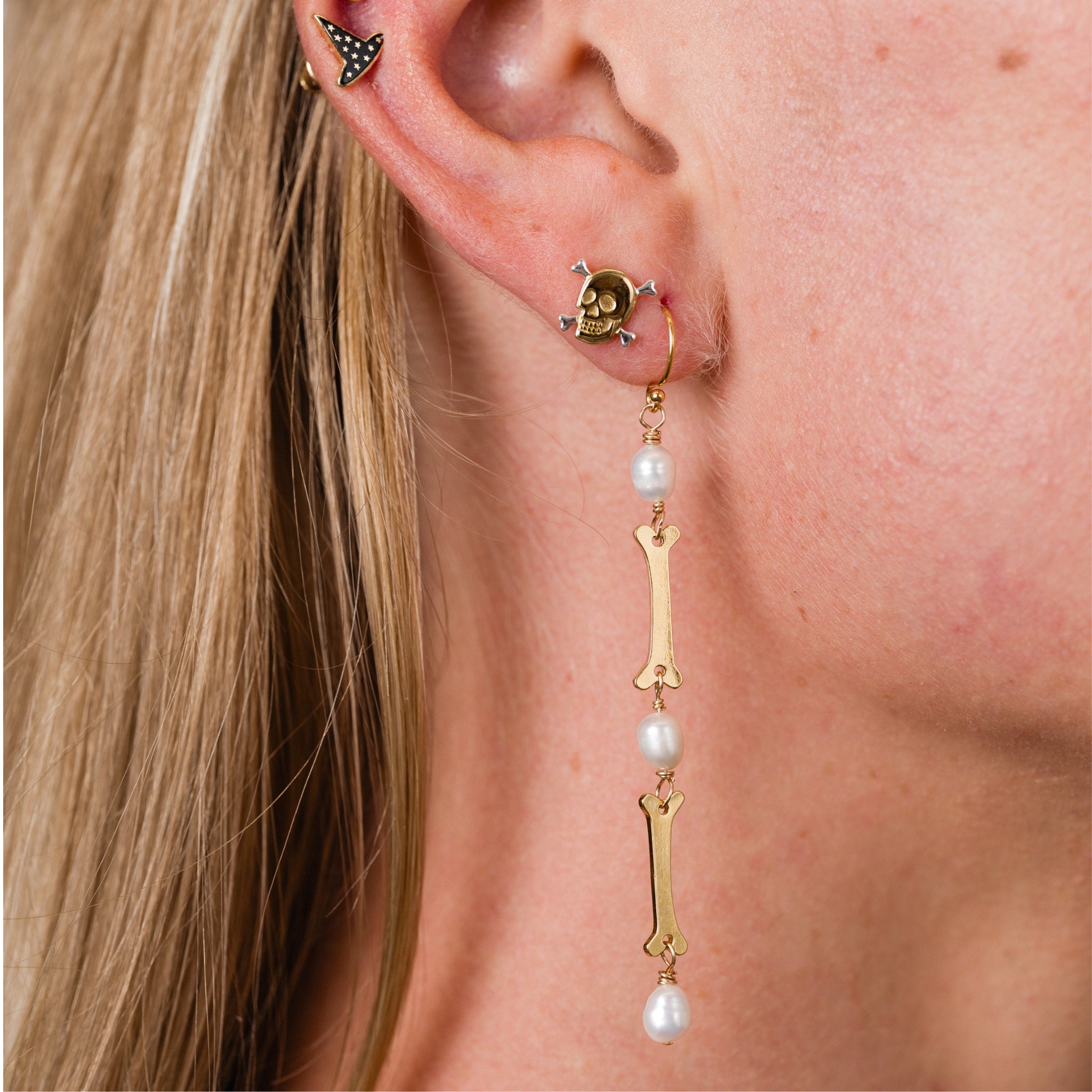 Bad To The Bone Earrings