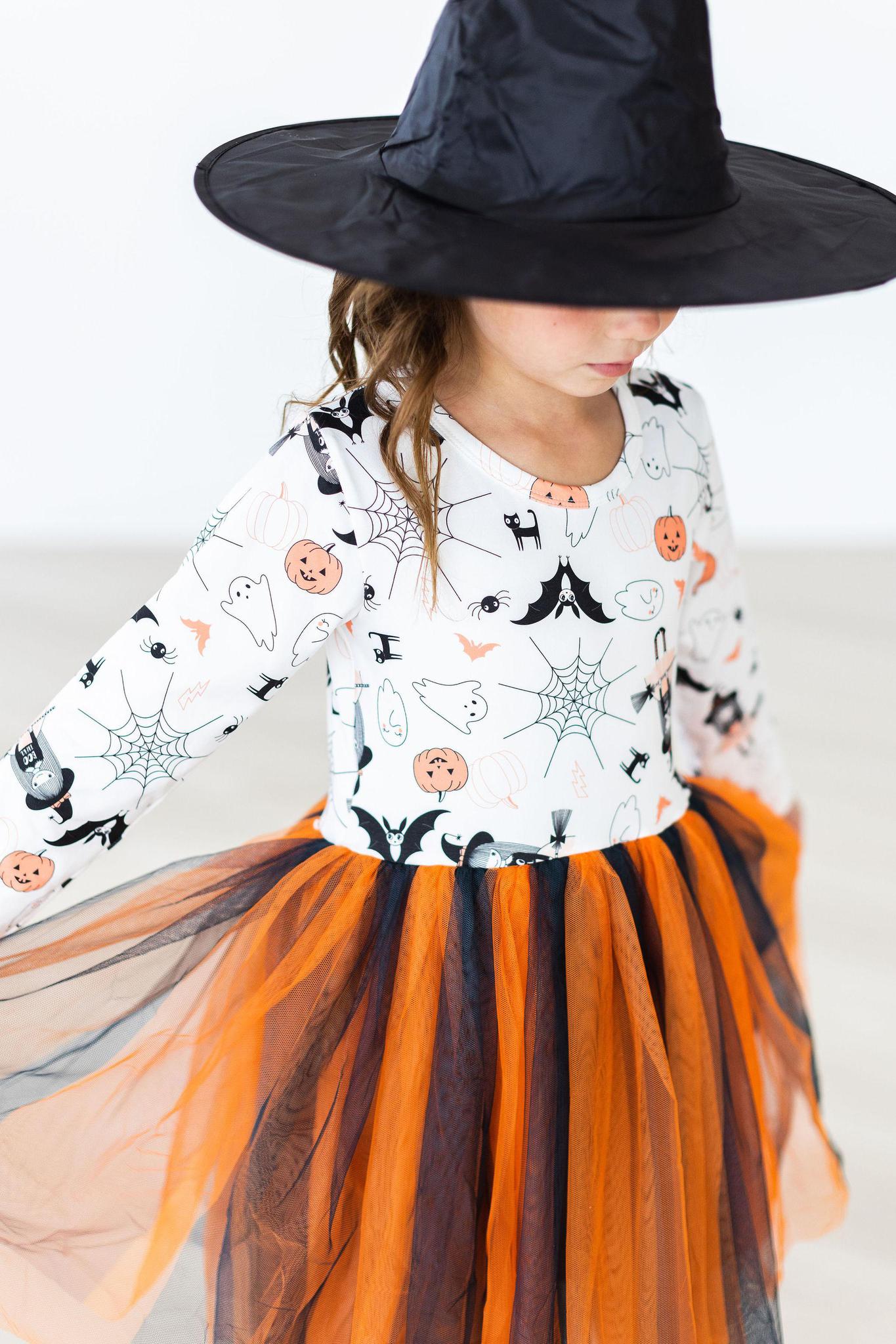 Boo-tiful Halloween L/s Tutu Dress