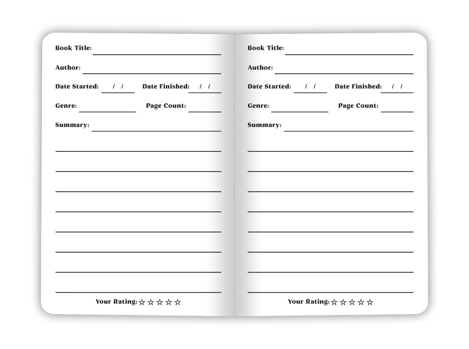 Book Club Log Book