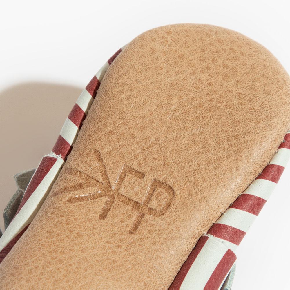 Born In The Usa Moccasin Baby Shoe