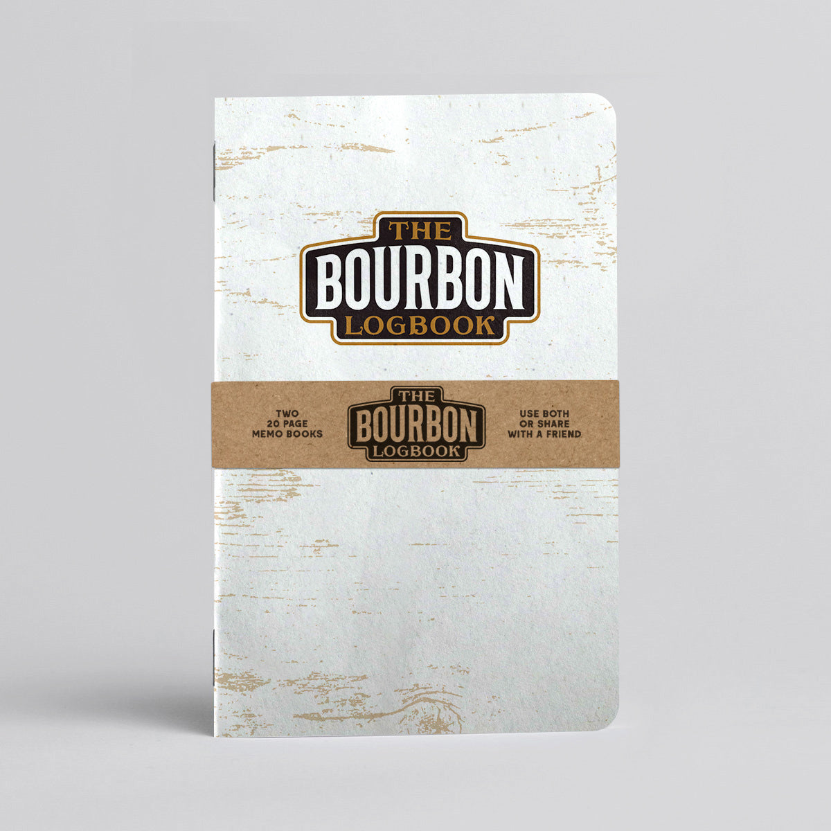 The Bourbon Logbook - Two - 20 Page Pocket Sized Memo Books