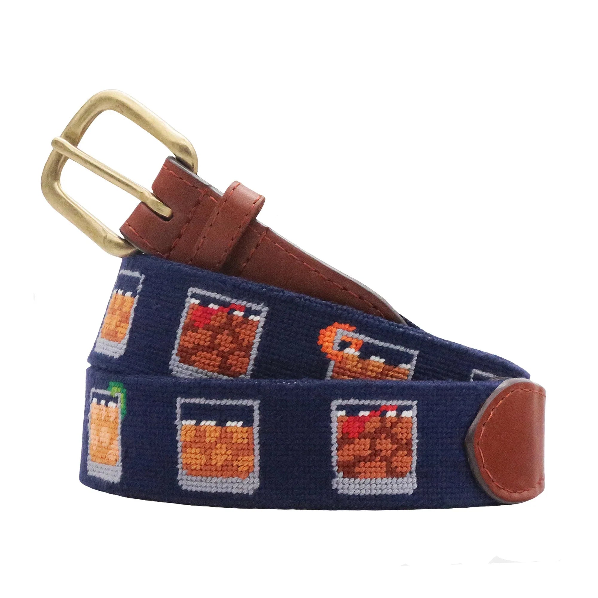 Bourbon Five Ways Belt (dark Navy) - 34