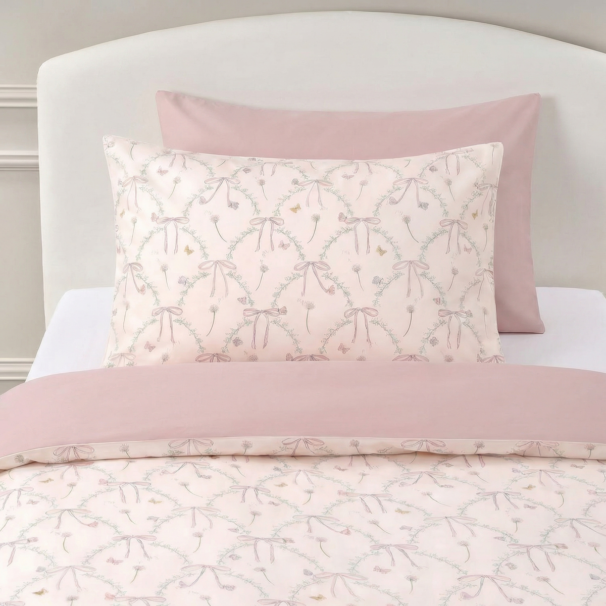 Bows & Butterfly Kisses Twin Set - Pink