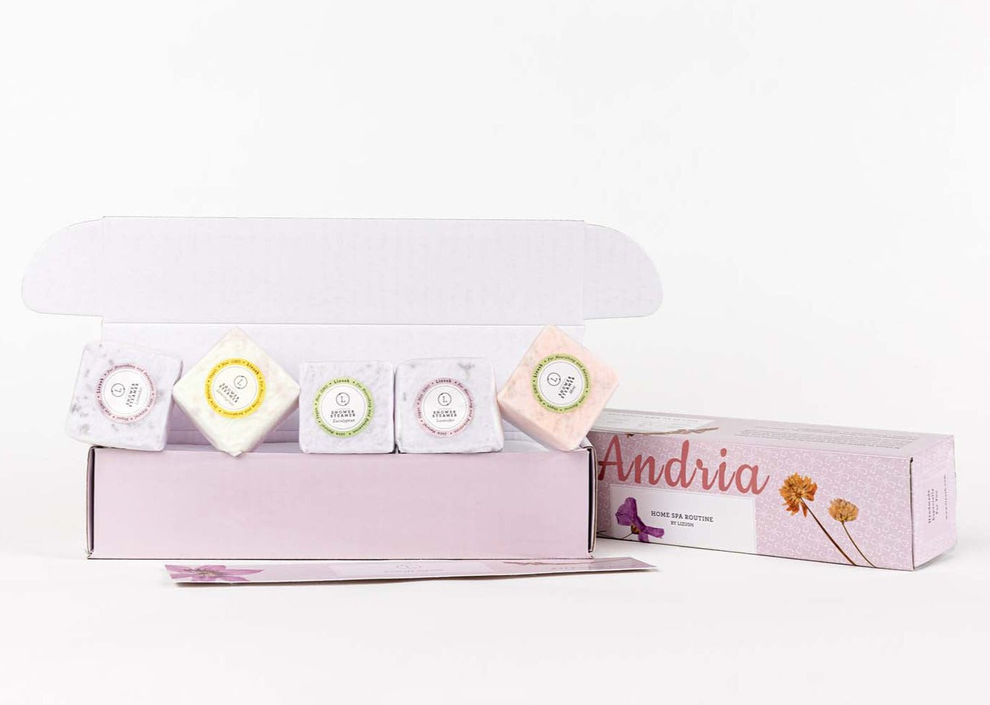 Mixed Scents Shower Steamers Gift Set - 5 Big Fizzies, Cheer Up Package