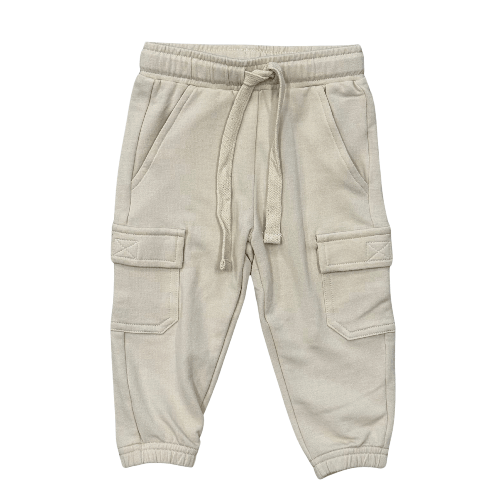 Boys Cargo Pants In Beige