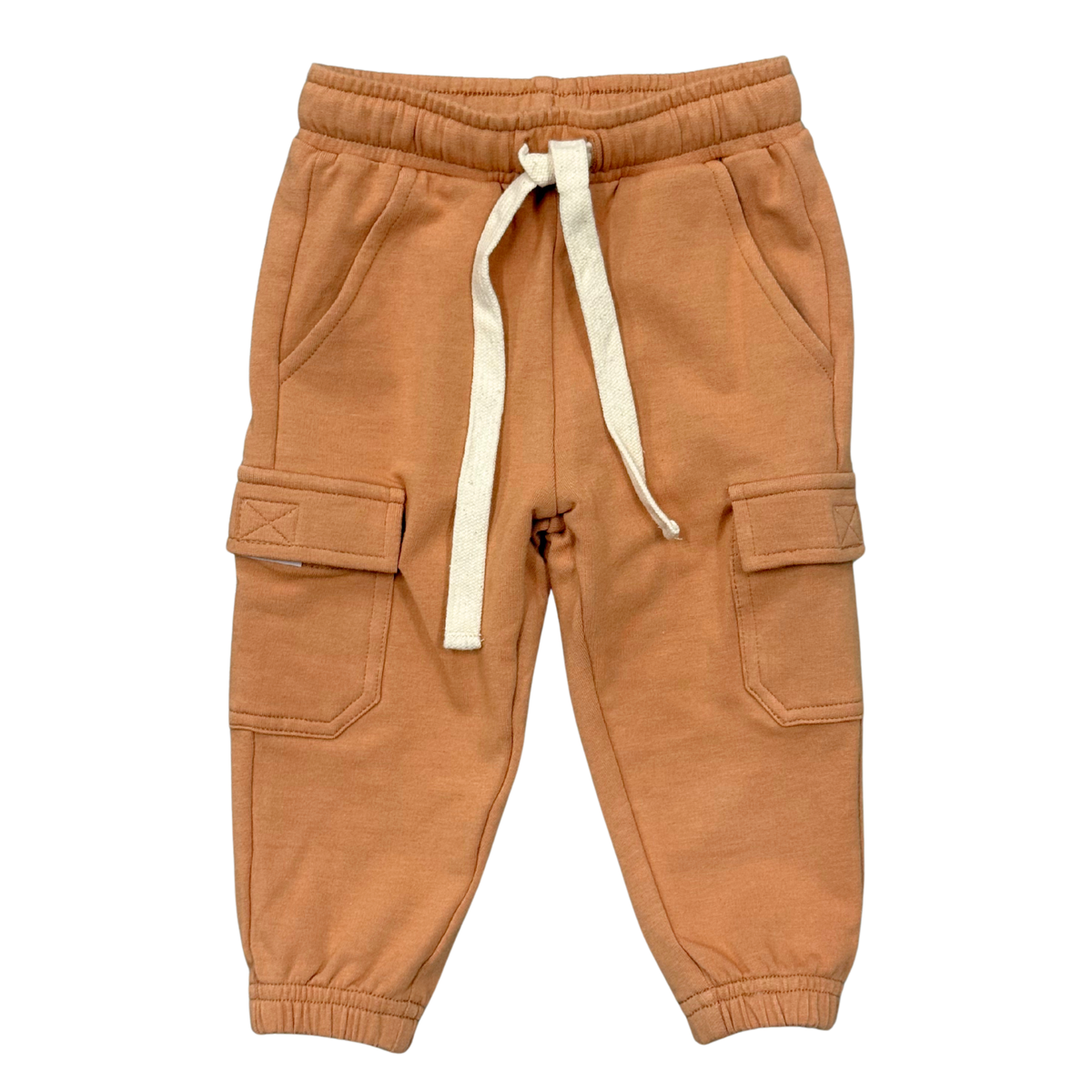 Boys Cargo Pants In Chai
