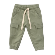 Boys Cargo Pants In Evergreen