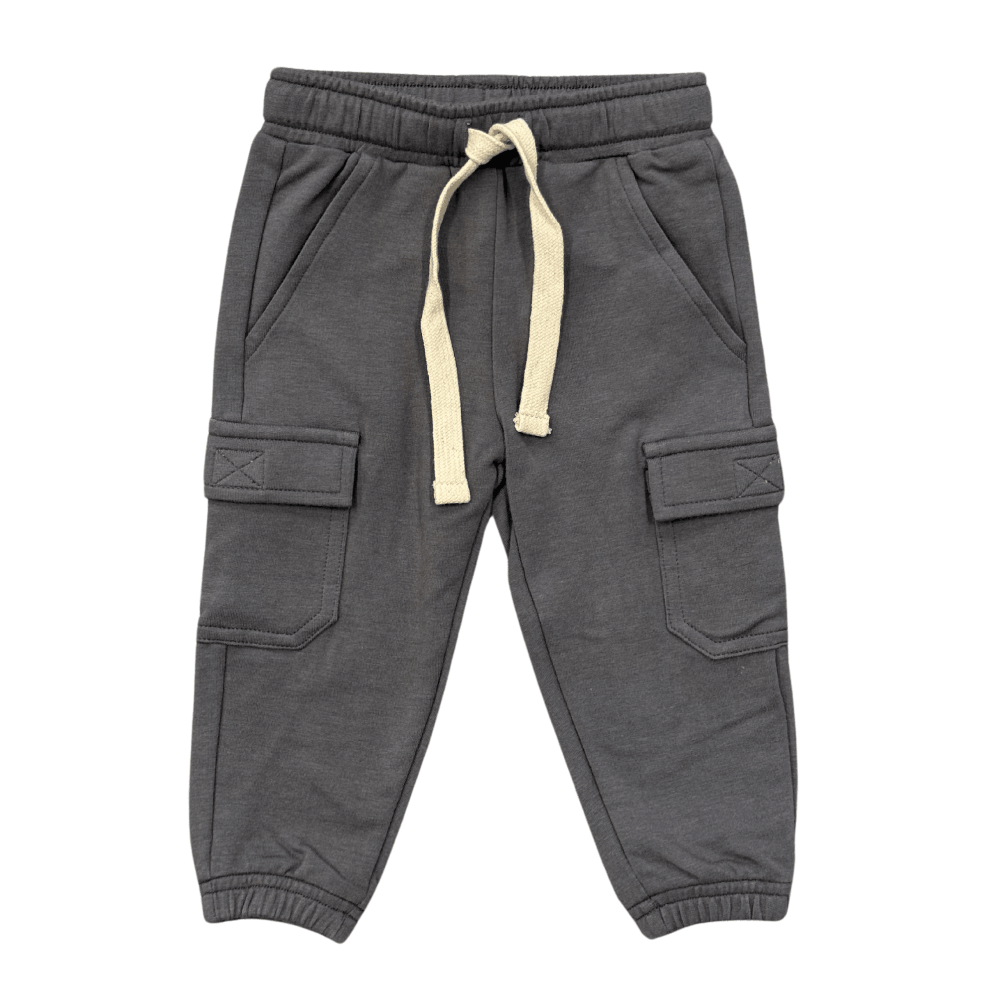 Boys Cargo Pants In Smoke