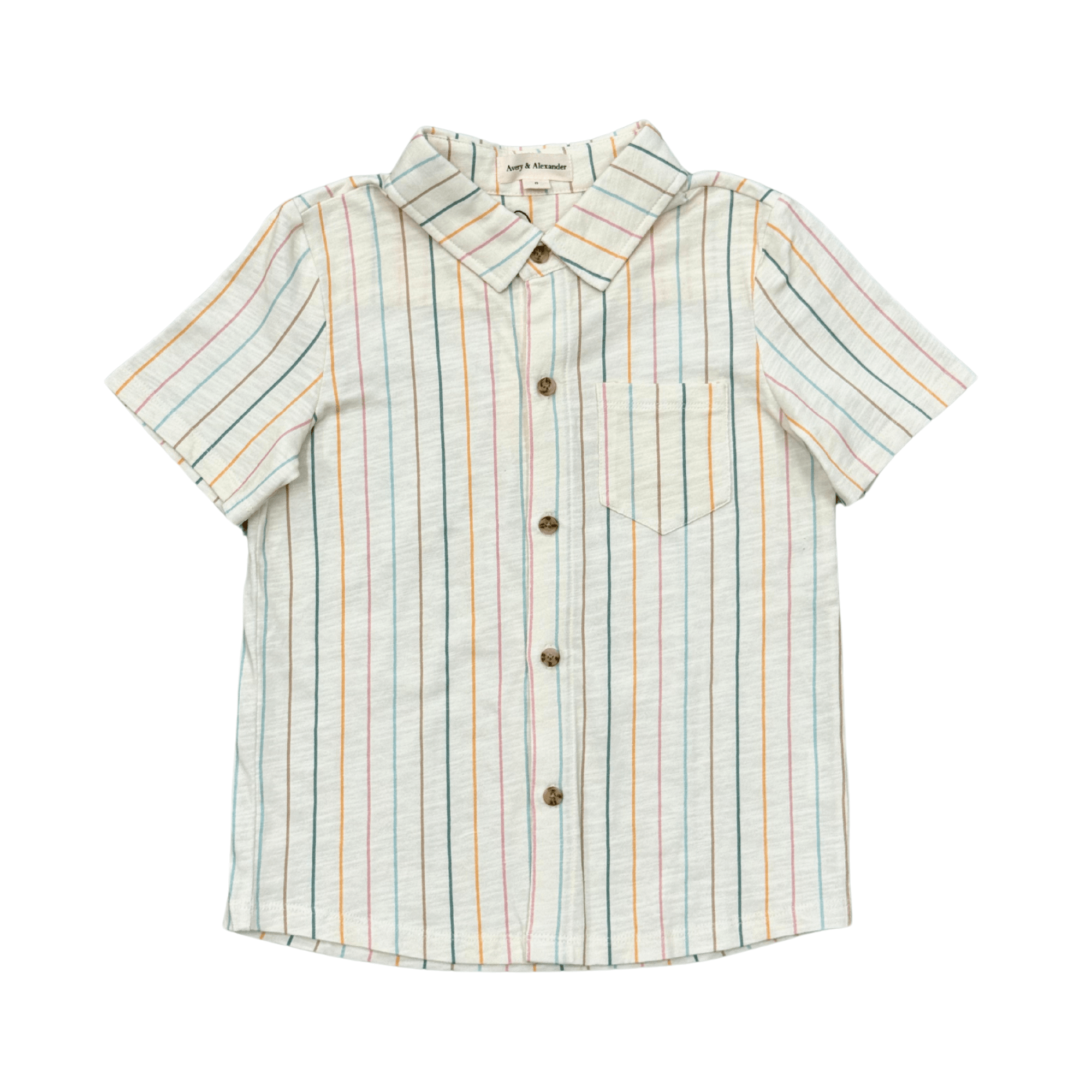 Boy's Collar Button Shirt