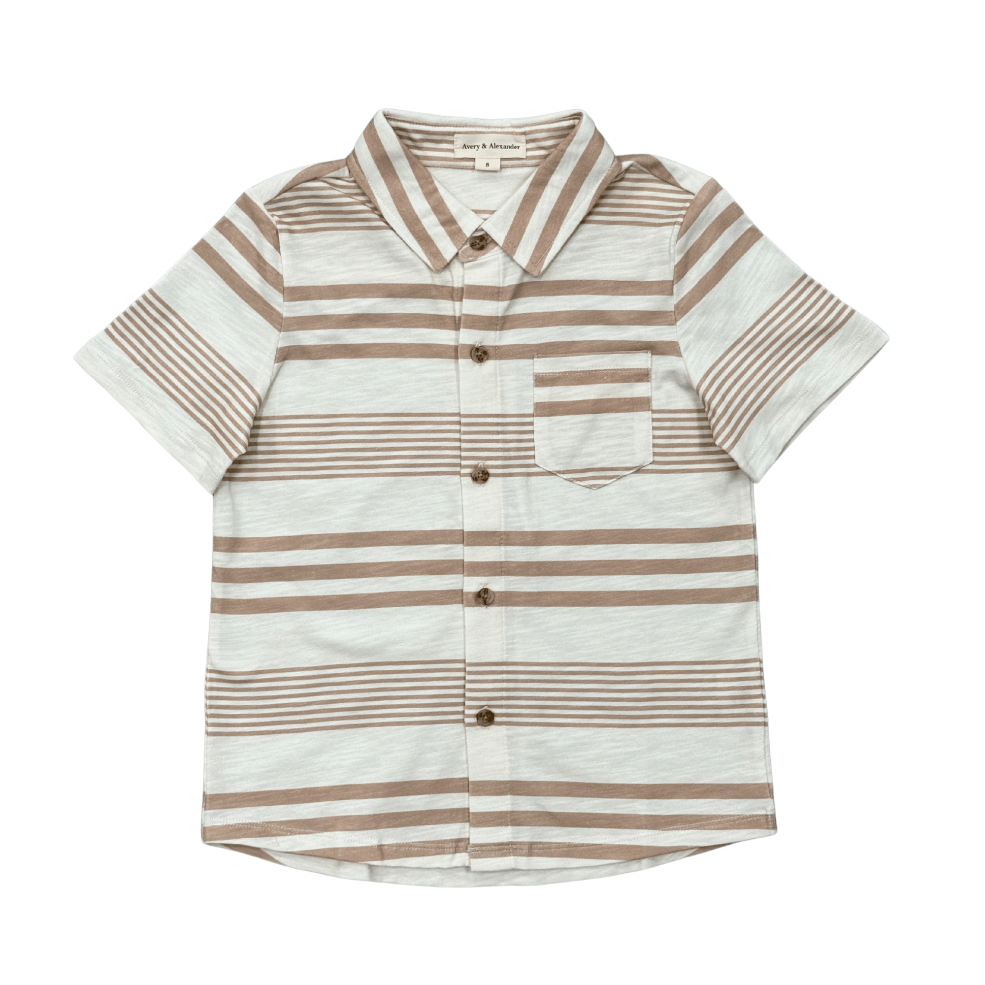 Boy's Collar Button Shirt