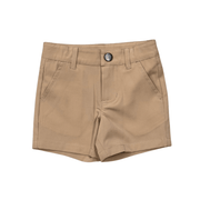 Boys Dressy Shorts In Khaki