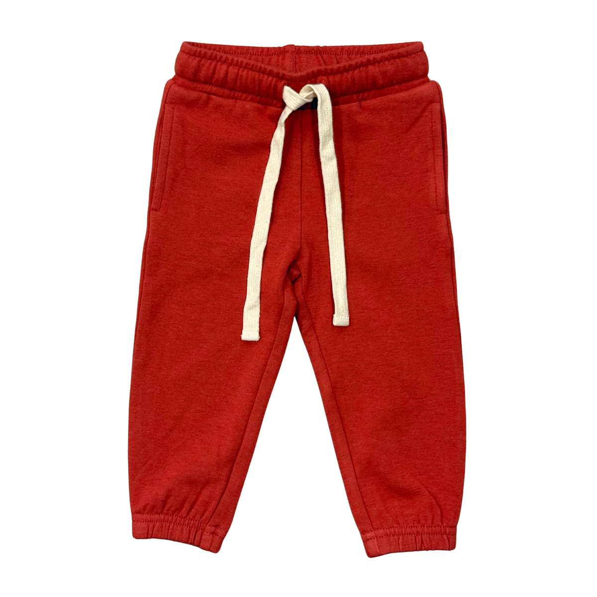 Boys Joggers In Berry Red