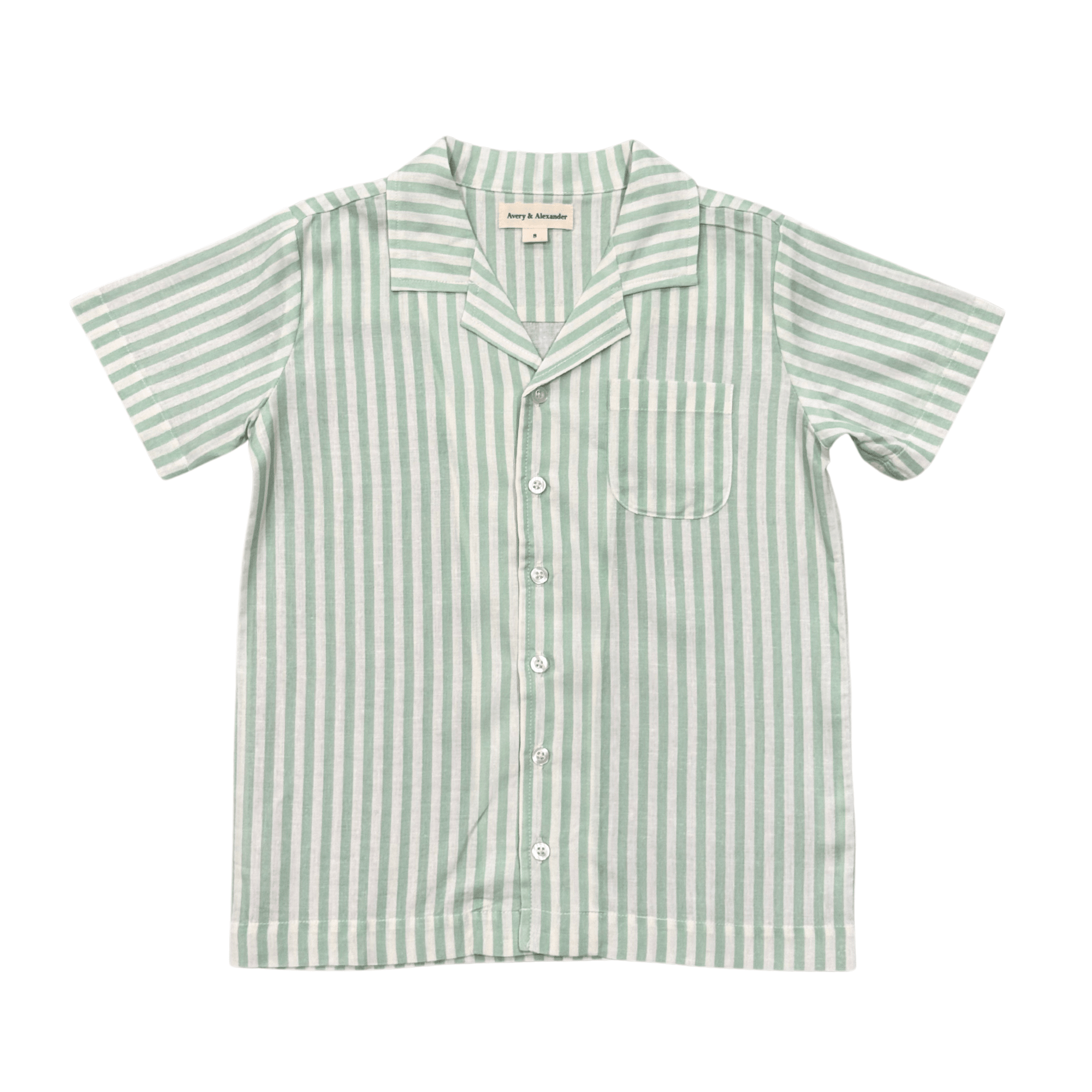 Boy's Linen Button Top