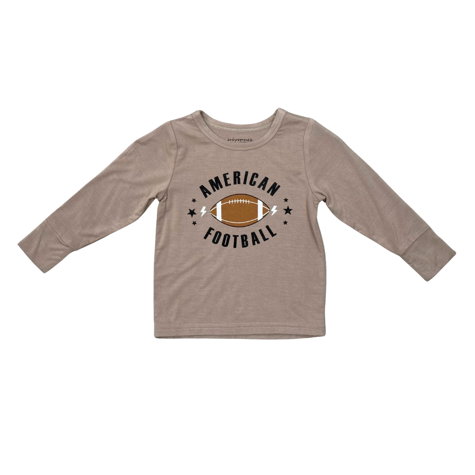 Boys Long Sleeve Tee In American Football