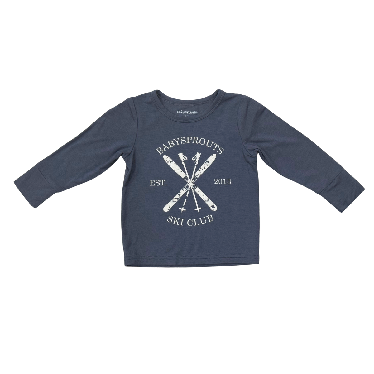 Boys Long Sleeve Tee In Babysprouts Ski Club