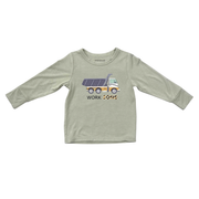 Boys Long Sleeve Tee In Work Zone