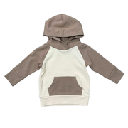 Boys Raglan Hoodie In Portabella
