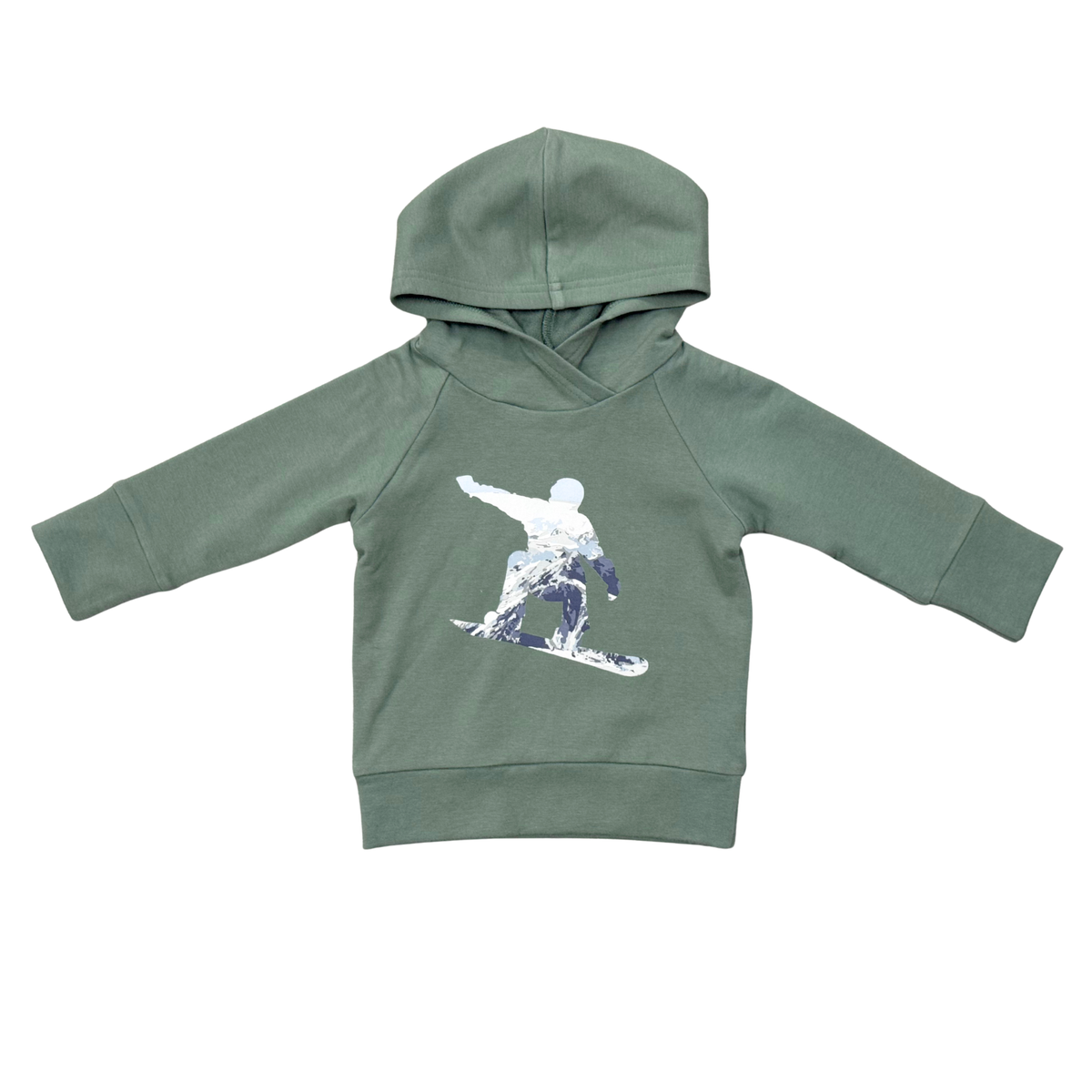Boys Raglan Hoodie In Snowboard