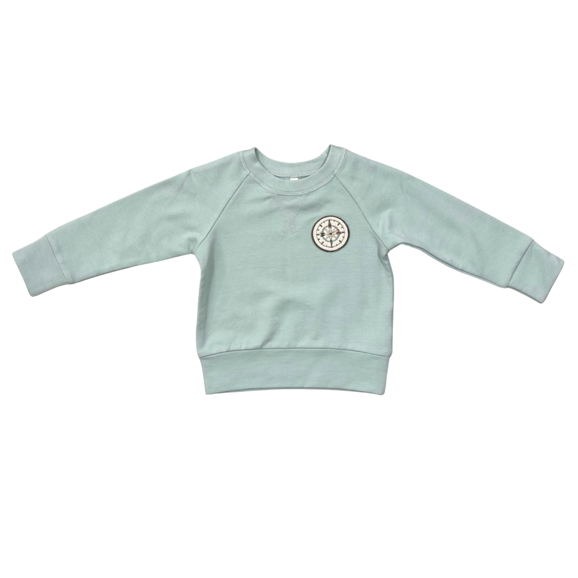 Boys Raglan Sweatshirt In Compass