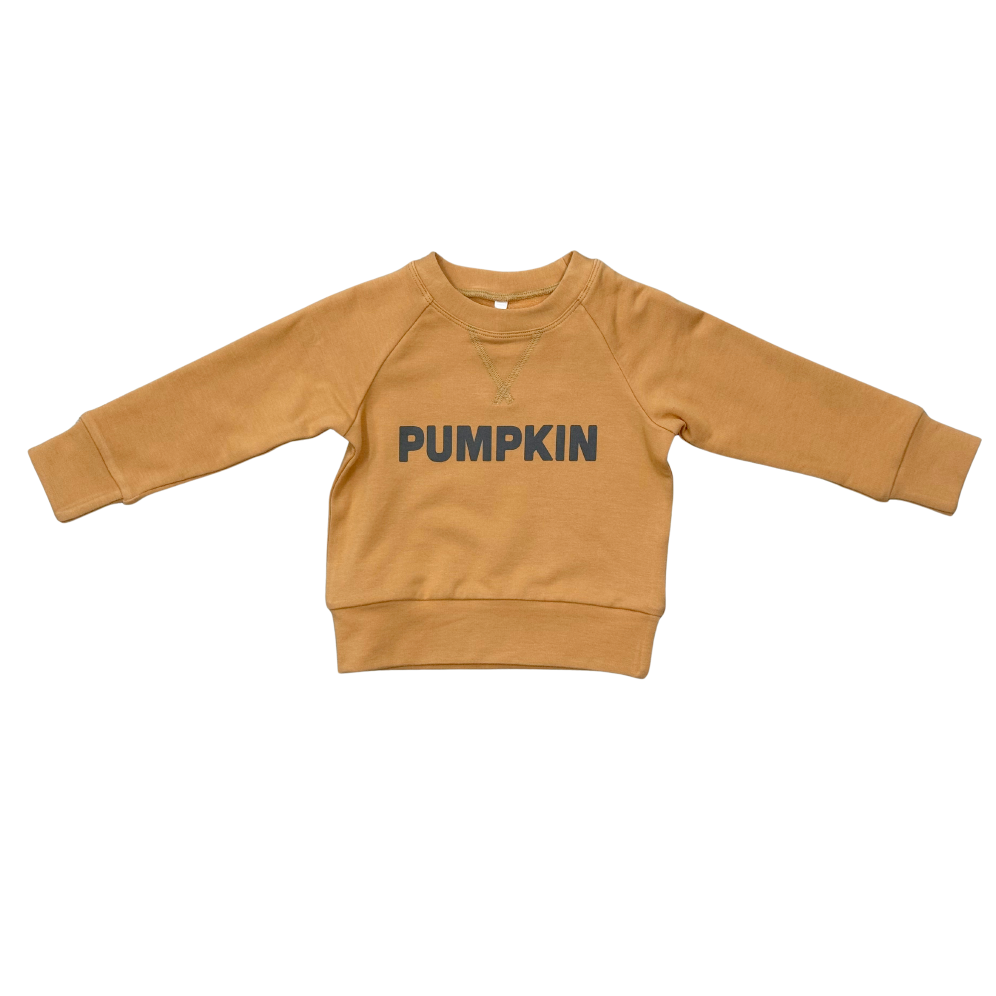 Boys Raglan Sweatshirt In Pumpkin
