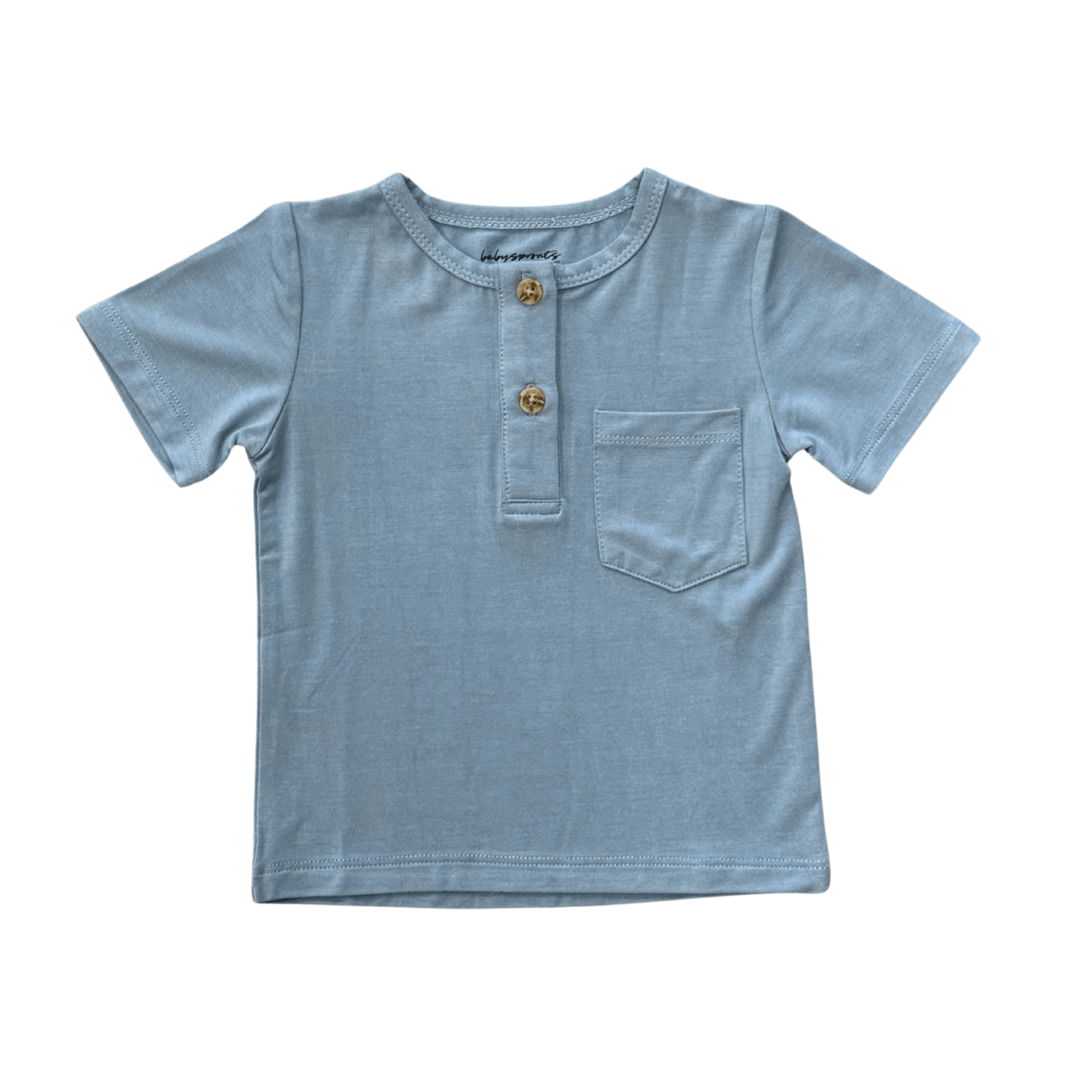 Boy's Short Sleeve Henley Shirt