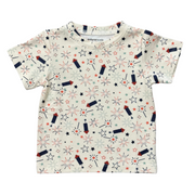 Boy's Short Sleeve Tee In Fireworks