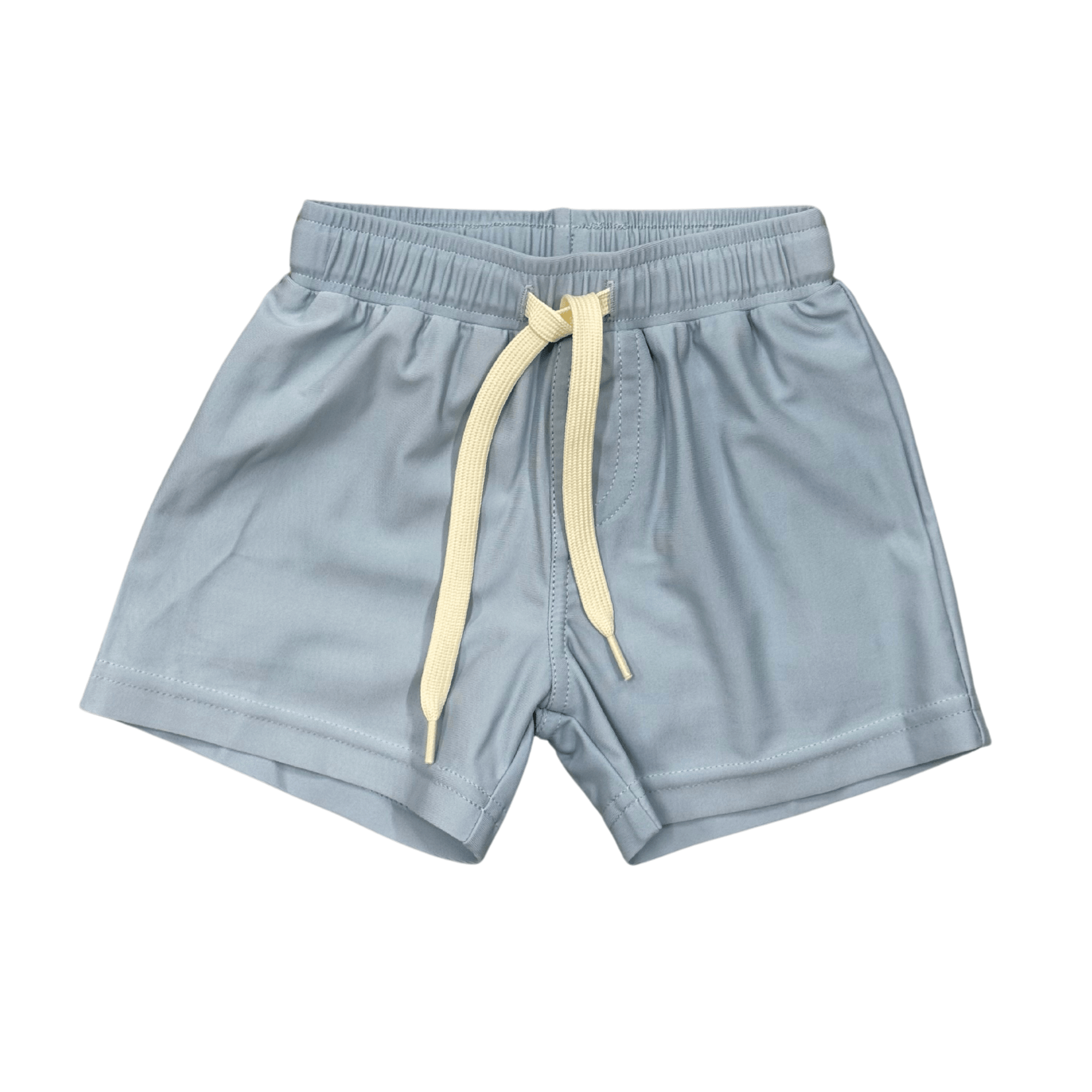 Boys Swim Shorts In Dusty Sky Blue