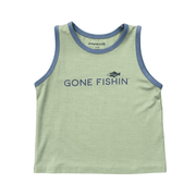 Boys Tank Top In Gone Fishin'