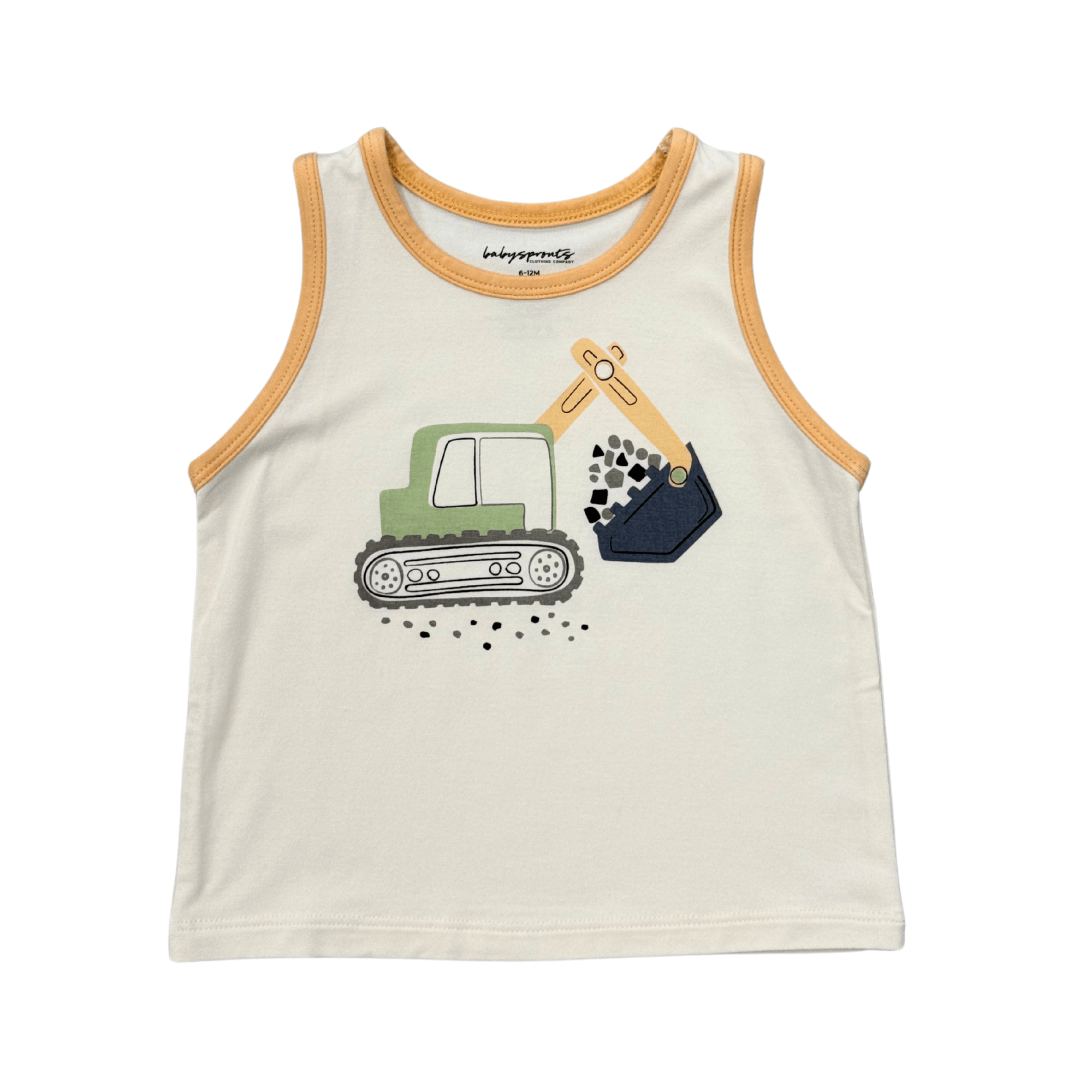 Boys Tank Top In Let's Dig