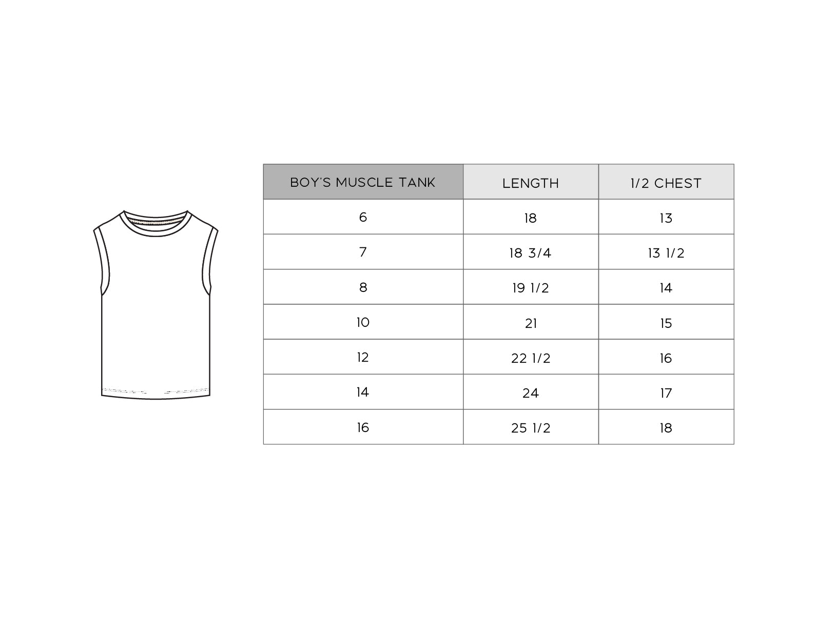 Boy's Muscle Tank