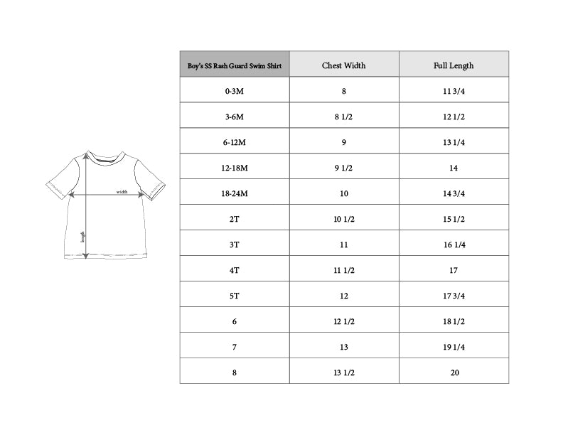 Short Sleeve Rash Guard Swim Shirt