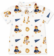 Boys Baseball Bears S/s Polo