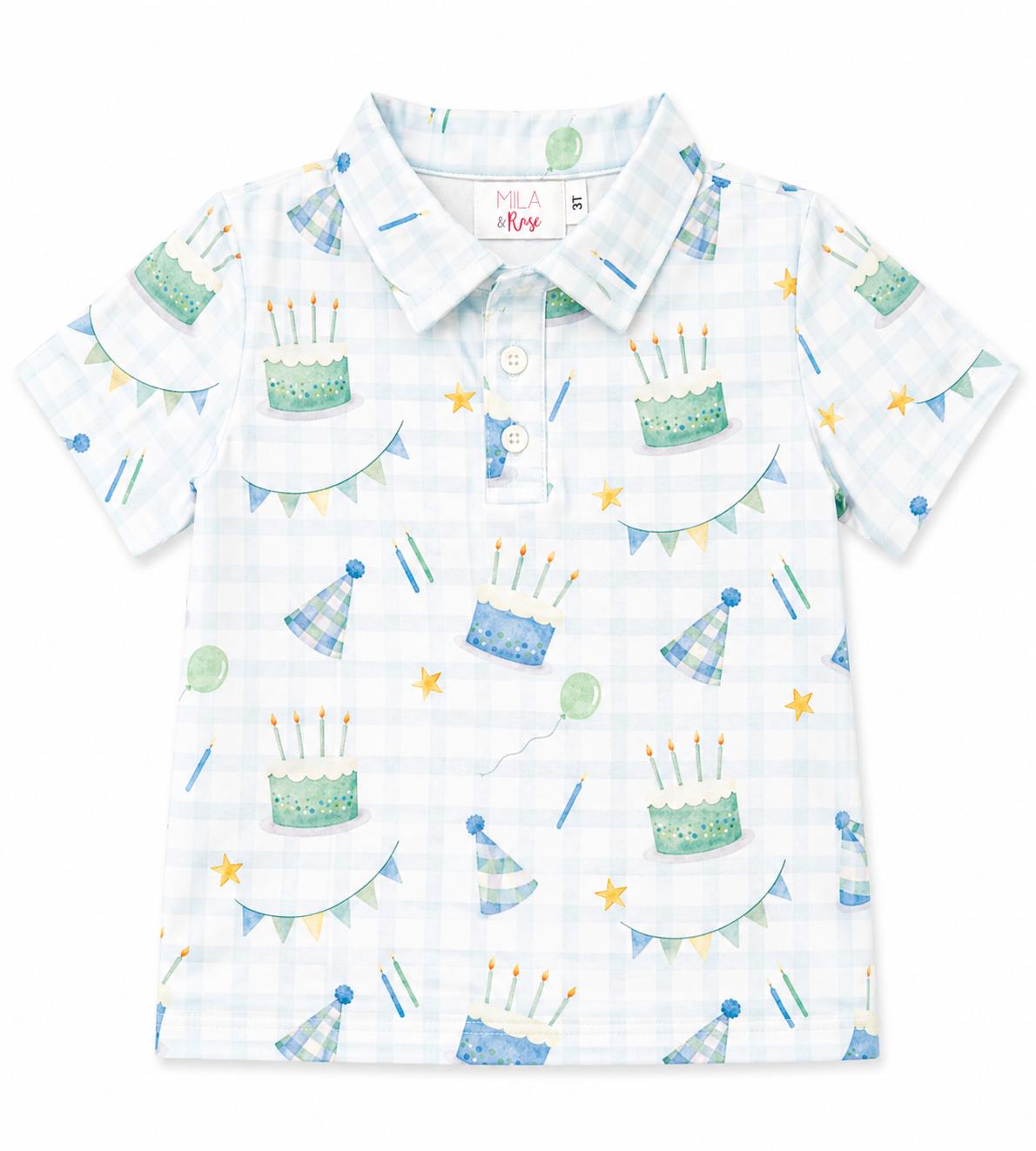 Boys Birthday Magic S/s Polo