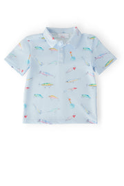 Boys Fish Hook S/s Polo