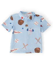 Boys Home Run S/s Polo