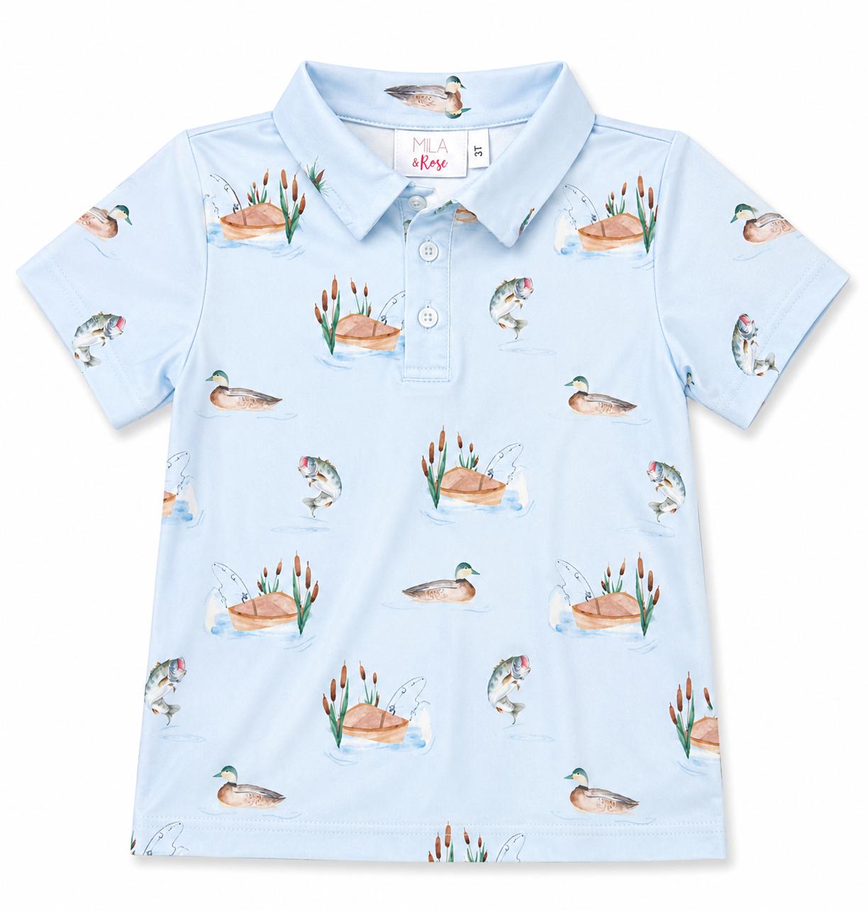 Boys Lake Day S/s Polo