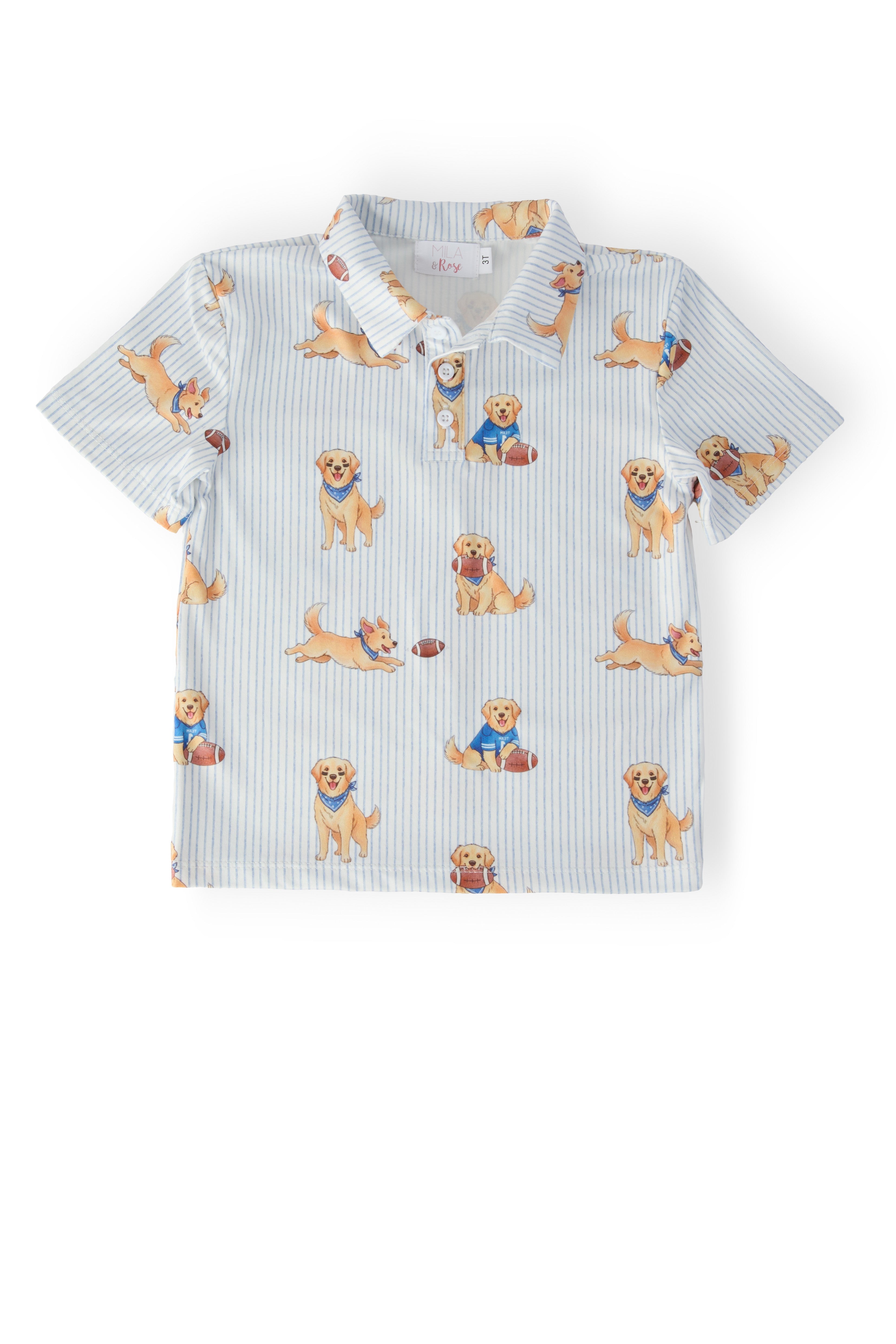 Boys Quarter-bark S/s Polo