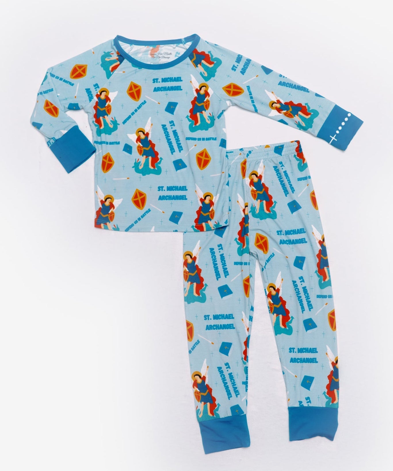 St Michael The Archangel Two Piece Kids Pajamas