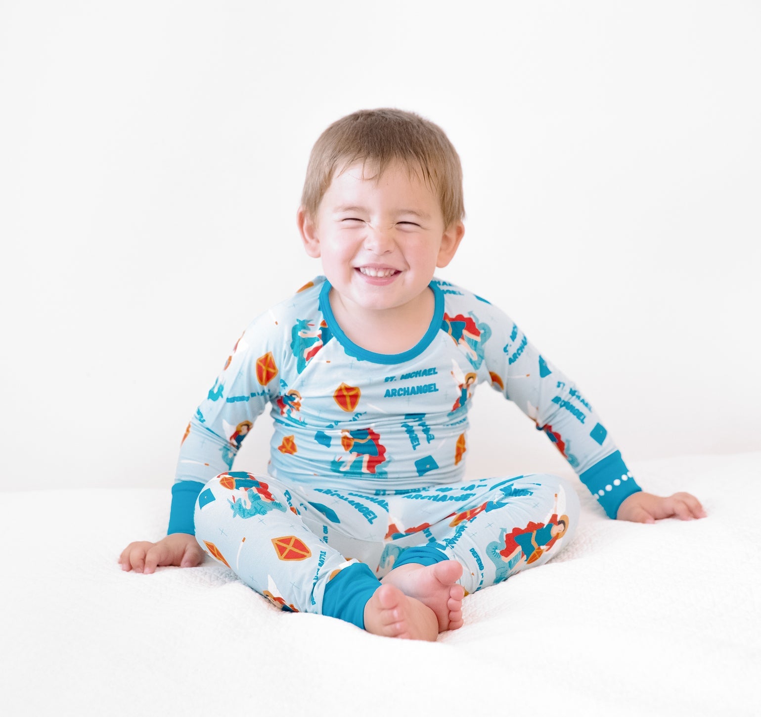 St Michael The Archangel Two Piece Kids Pajamas